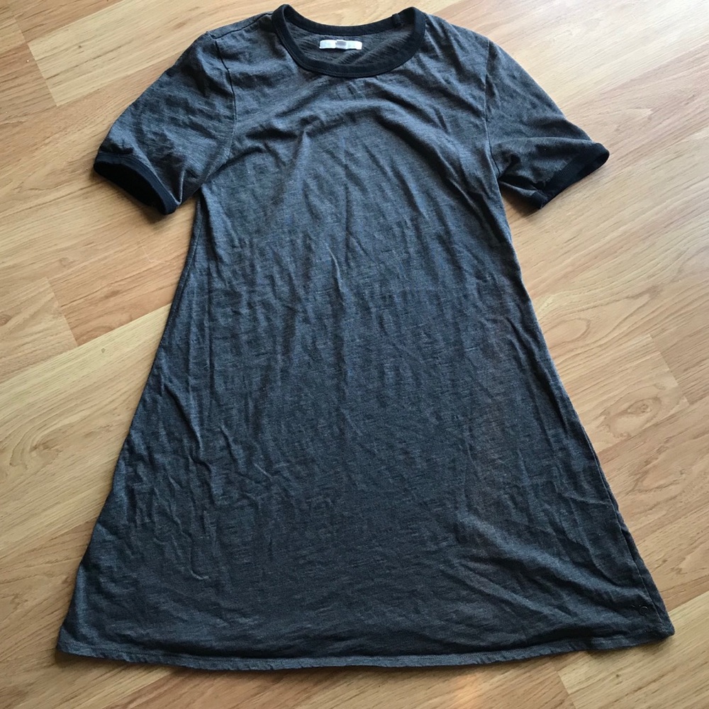 Vans Pipan Tee Shirt Dark Gray Dress